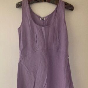 Heaven Lavender Linen Dress / S